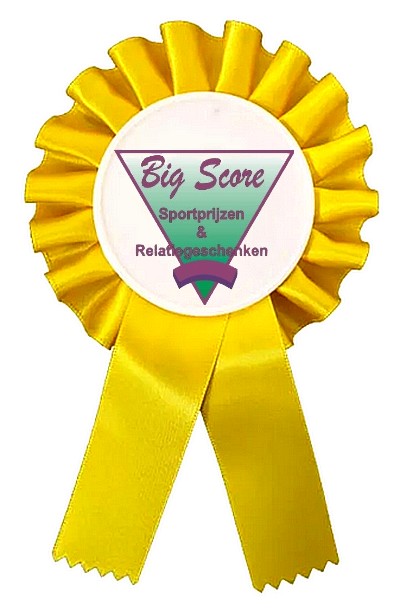 R 05 Jury Rozet Ø 8,5 L: 14,5 cm met optie Full-Colour logo Ø 50 mm